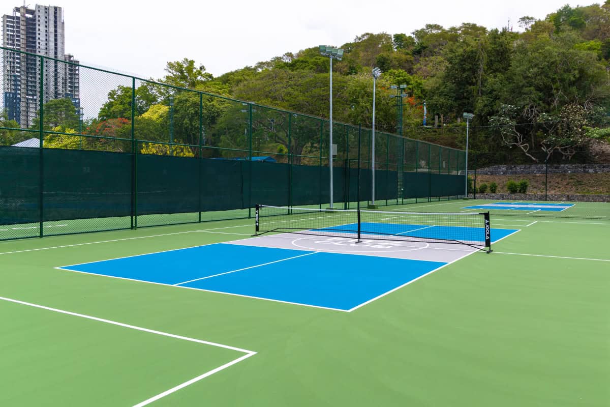 pickleball court at multi sports club in pattaya