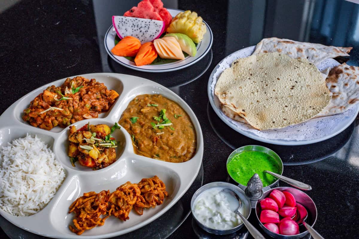 halal food at maharani indian restaurant in pattaya