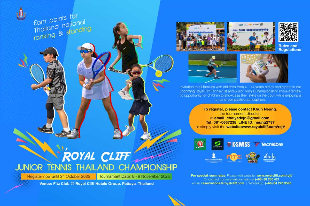 junior championship pattaya tennis tournament 2025