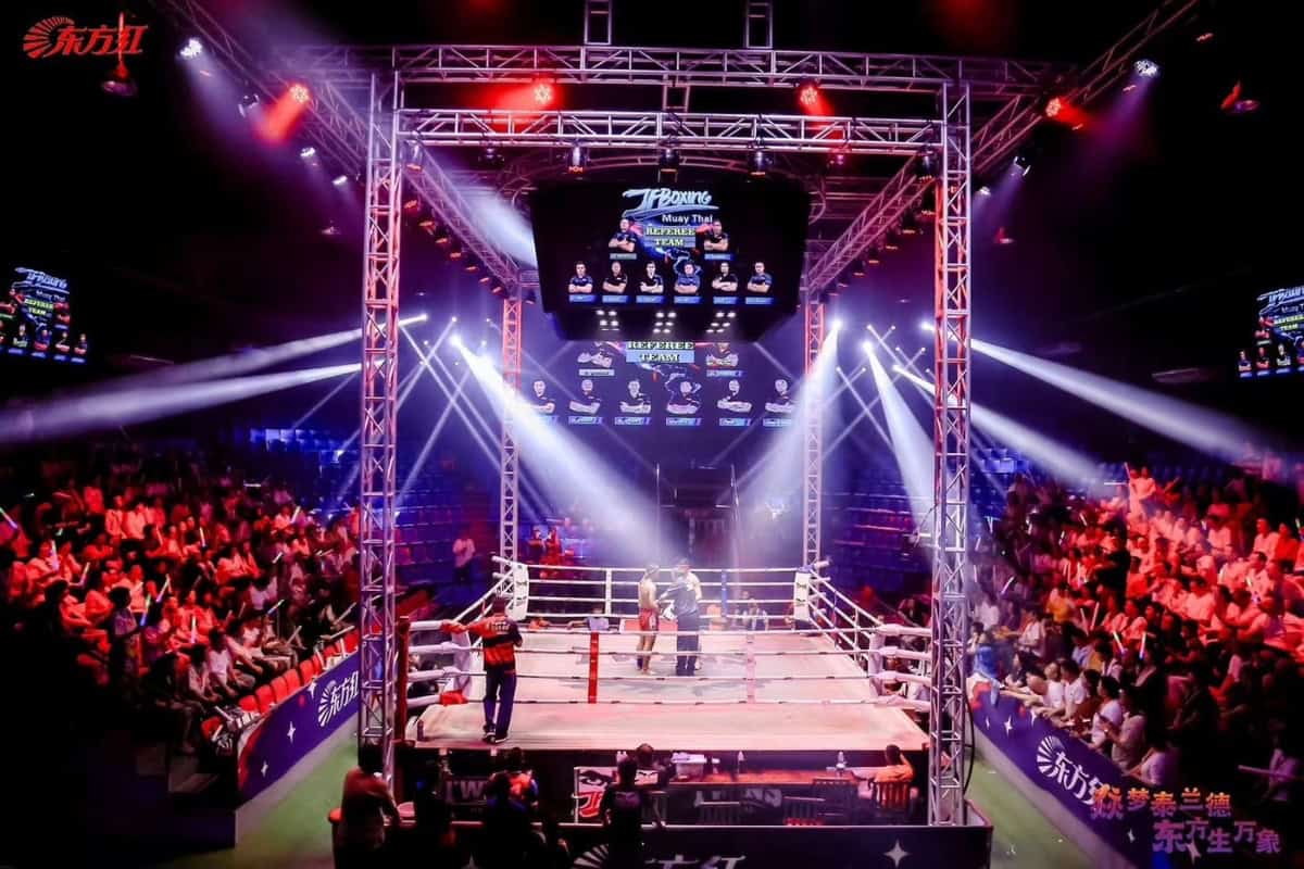 muay thai boxing match at JF boxing pattaya