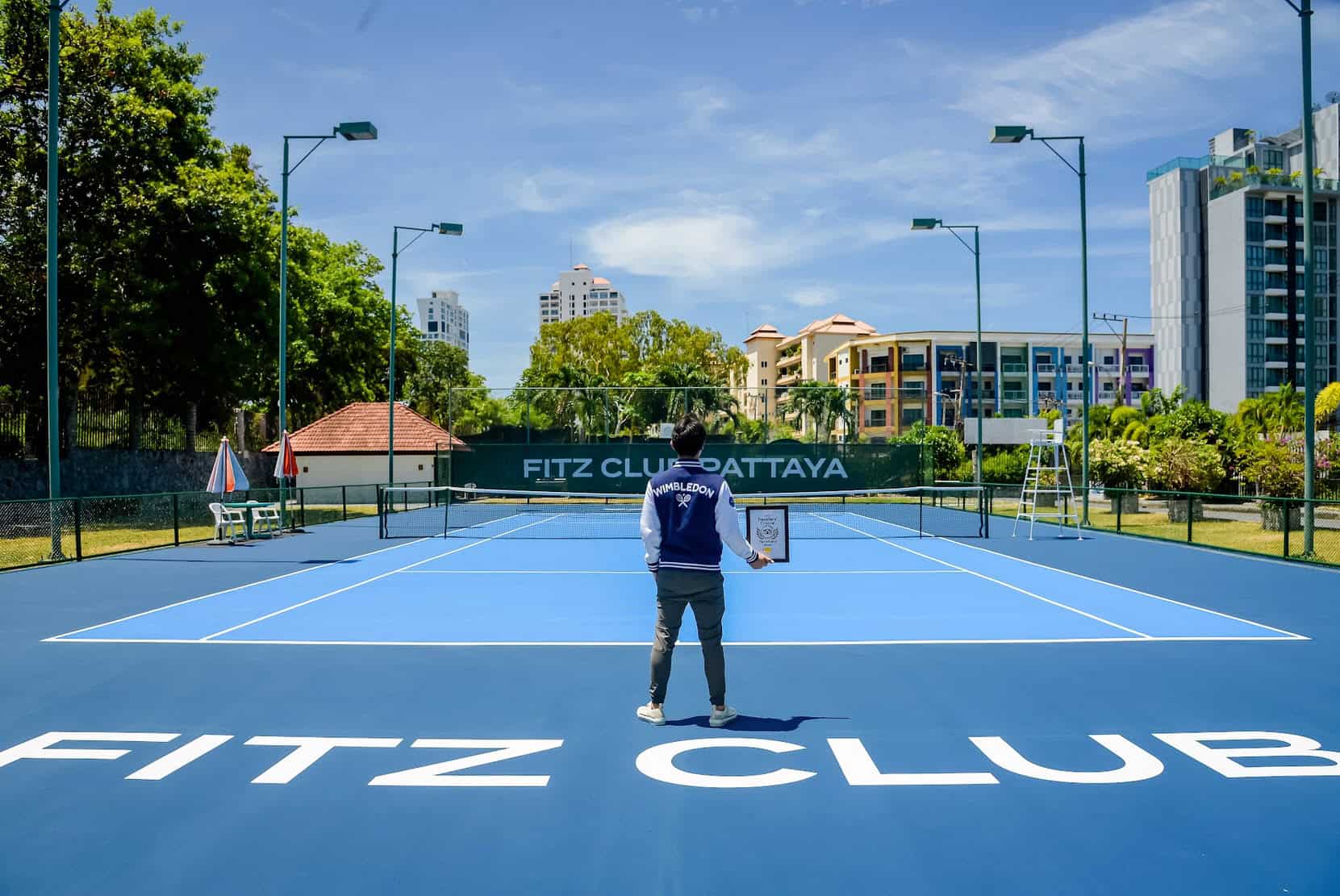 laykold tennis court in pattaya