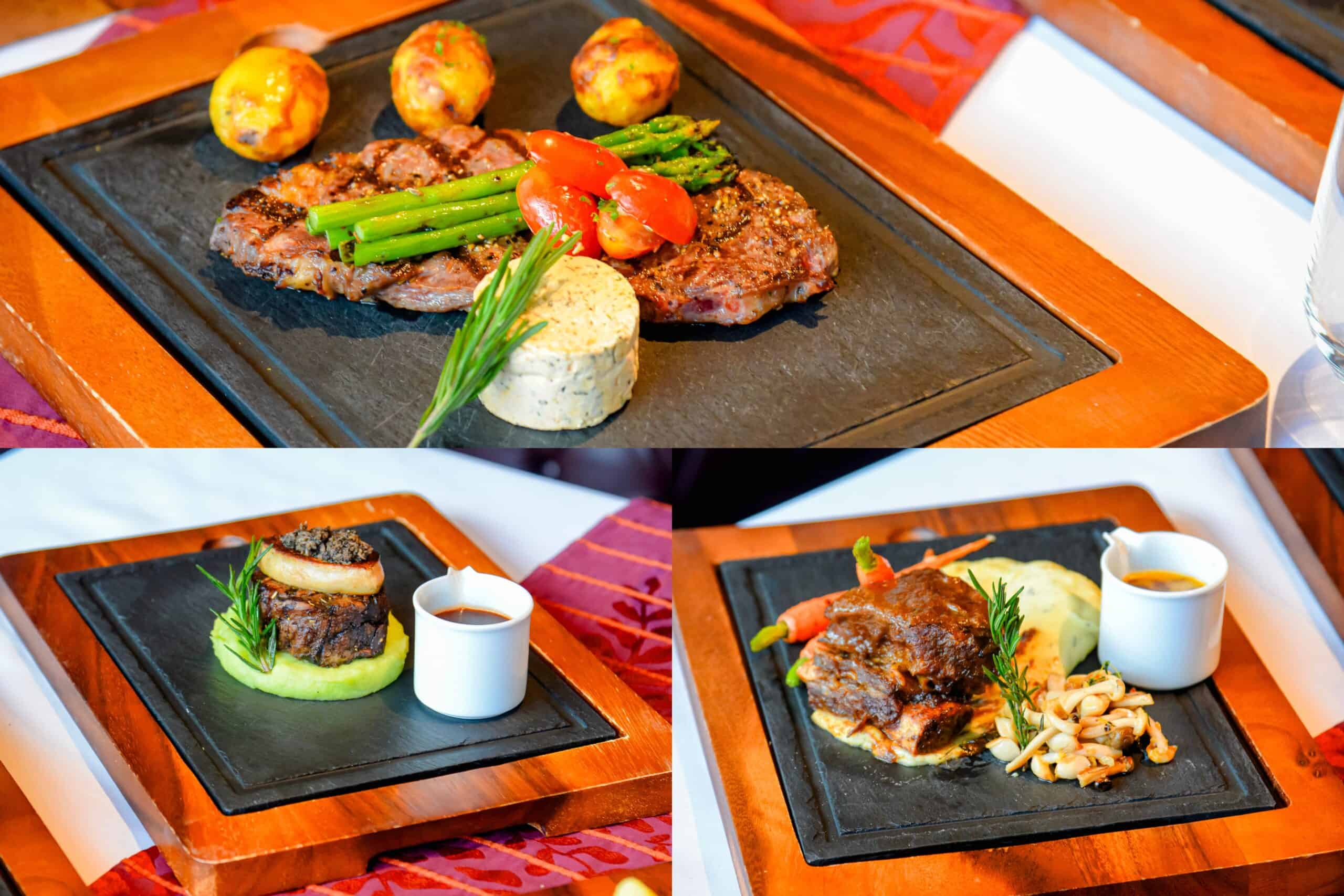 recommended menu of steak at our pattaya hotel restaurants